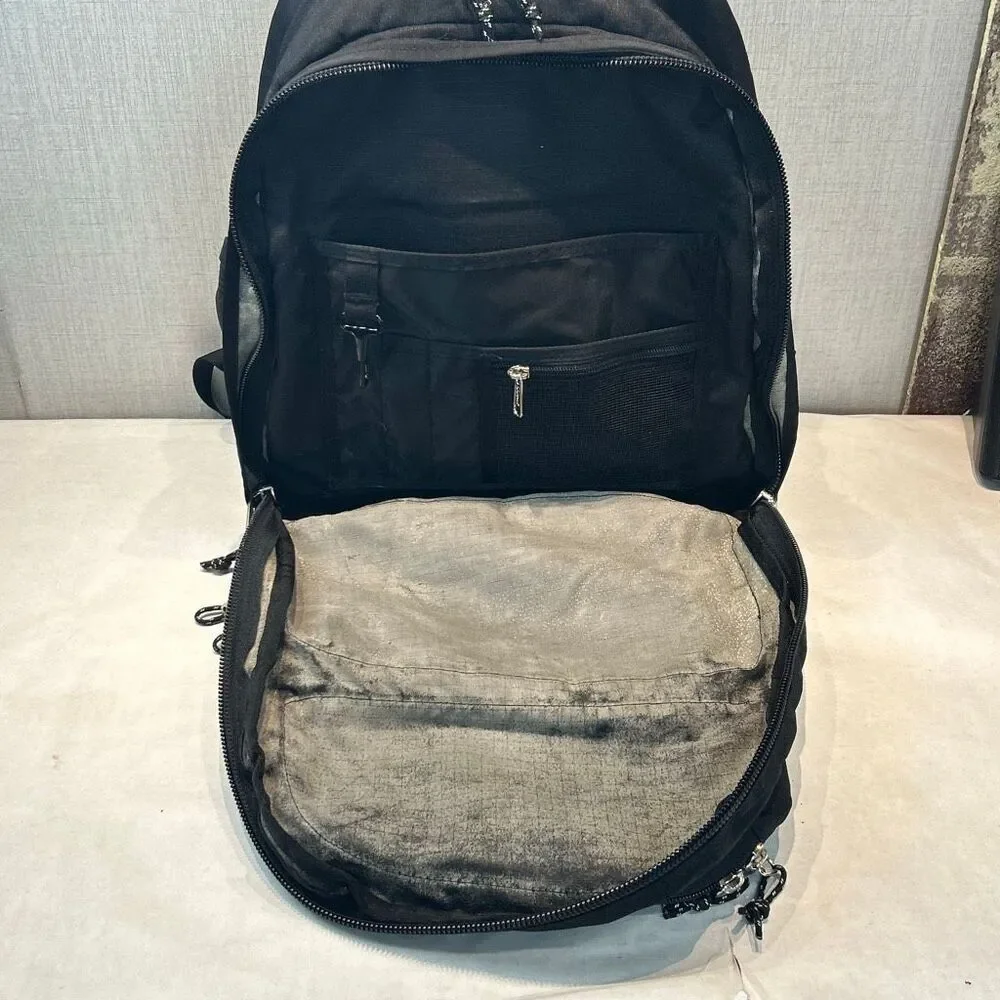Vtg L.L. Bean Backpack Black 